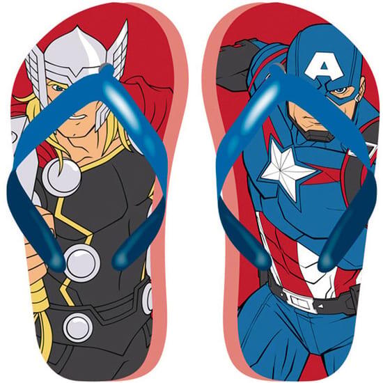 Tongs d'été pour enfants Avengers Super Héros avec bride multicolore 3/3