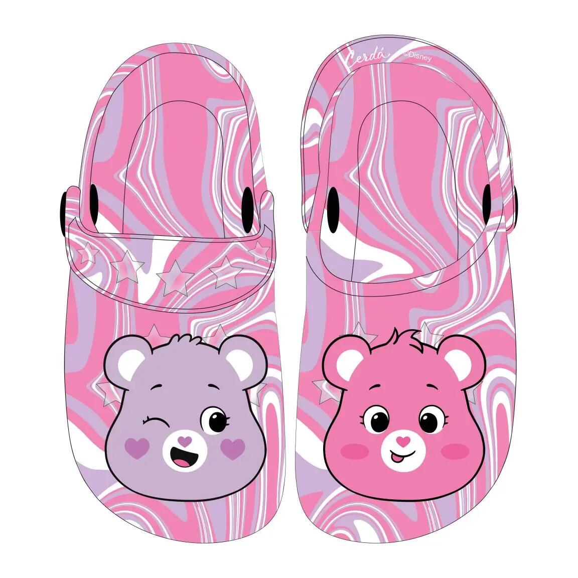 Zoccoli per bambini Care Bears in EVA di alta qualità con spille decorative 4/5