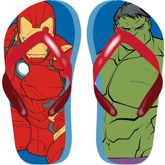 Tongs d'été pour enfants Avengers Super Héros avec bride multicolore 2/3