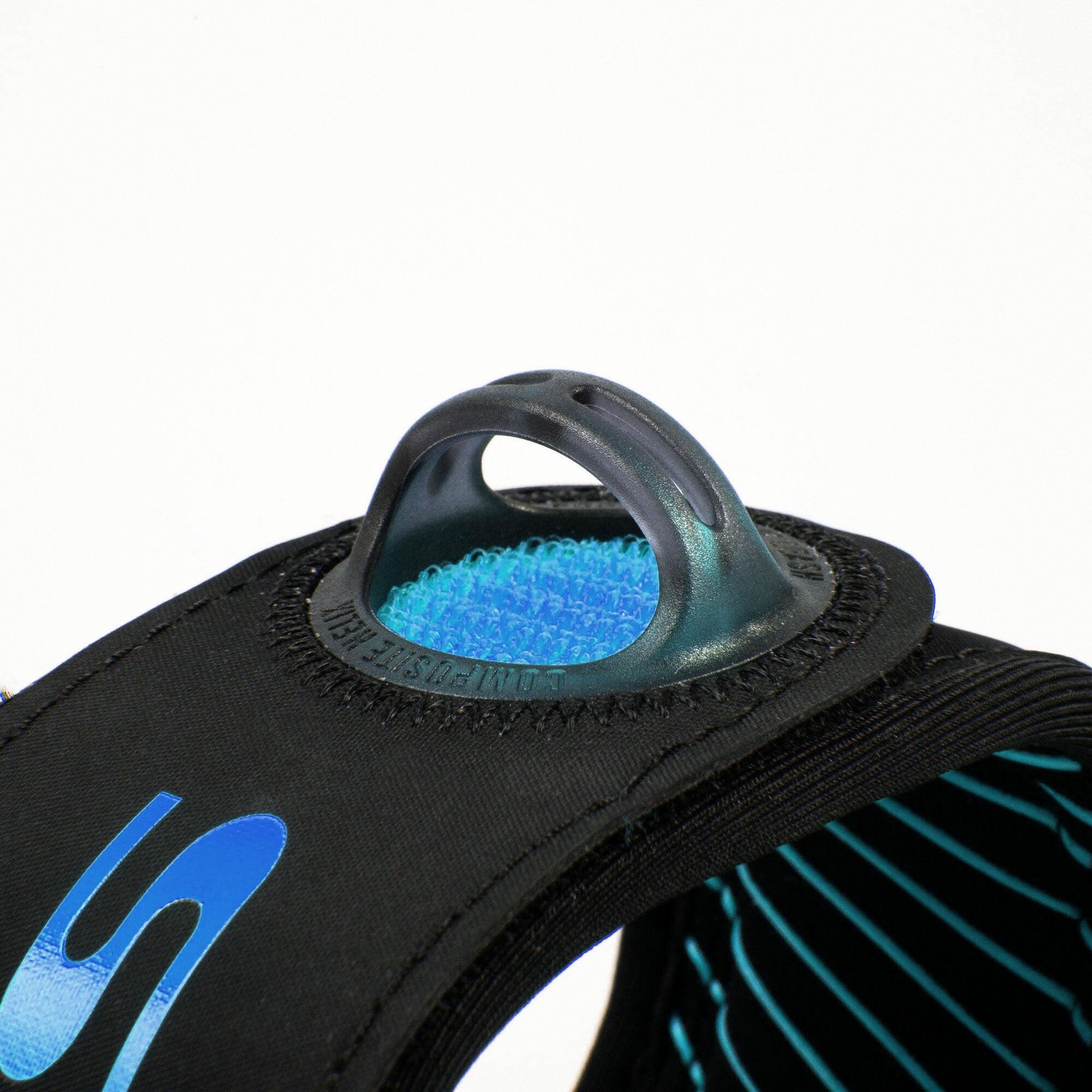 Leash Freedom Helix 9' - Leash de Surf All Round - Noir/Naturel - Idéal pour 5/6