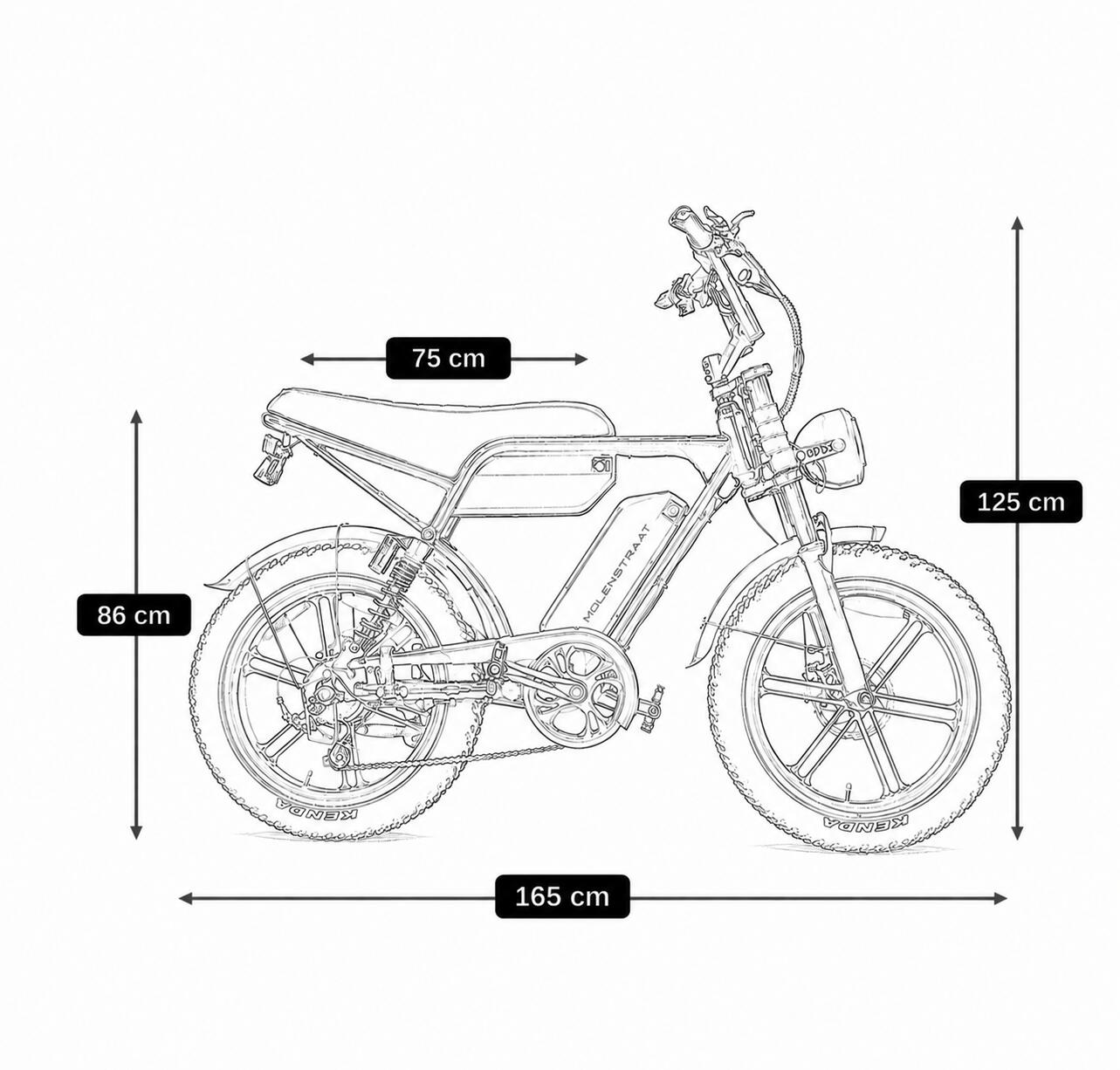 STORM Electric Fatbike 500W 48V Dual Battery 7/7
