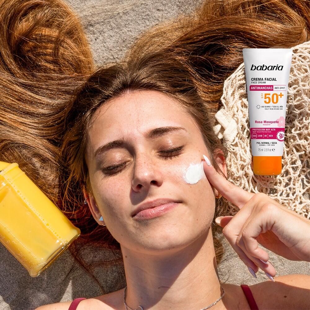 Crema facial solar - Protector SPF50+ - Antimanchas - Vegano - 75 ml 5/7