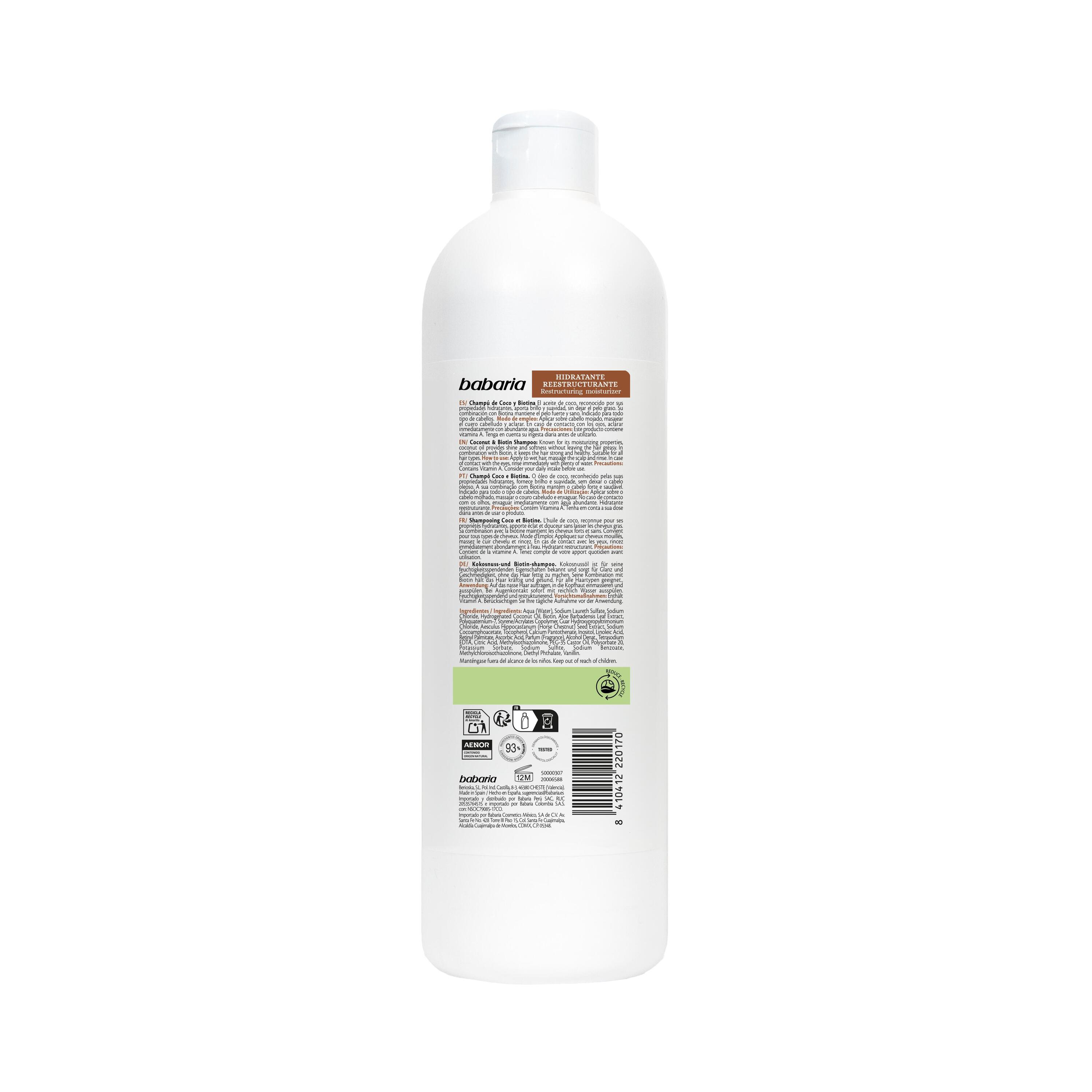 Champú Manzanilla BABARIA 600 ml 2/2