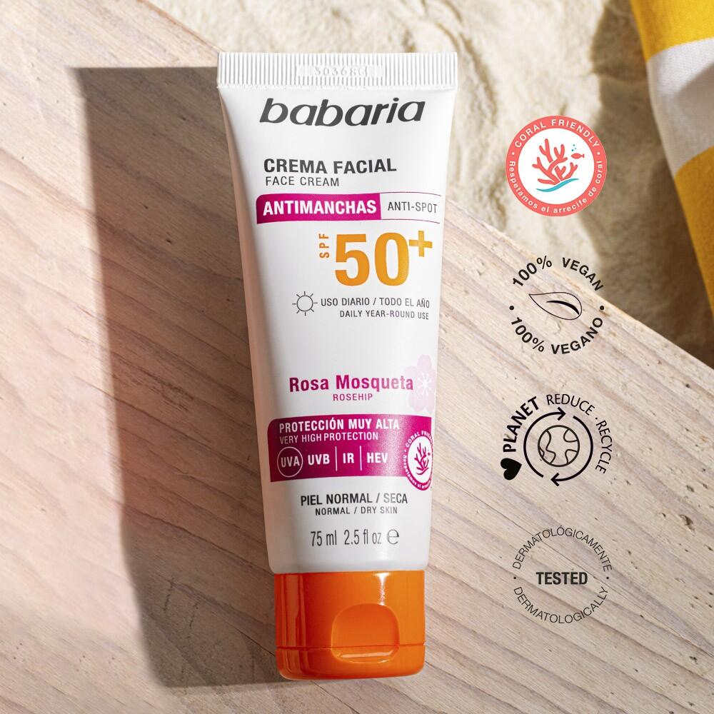 Crema facial solar - Protector SPF50+ - Antimanchas - Vegano - 75 ml 2/7