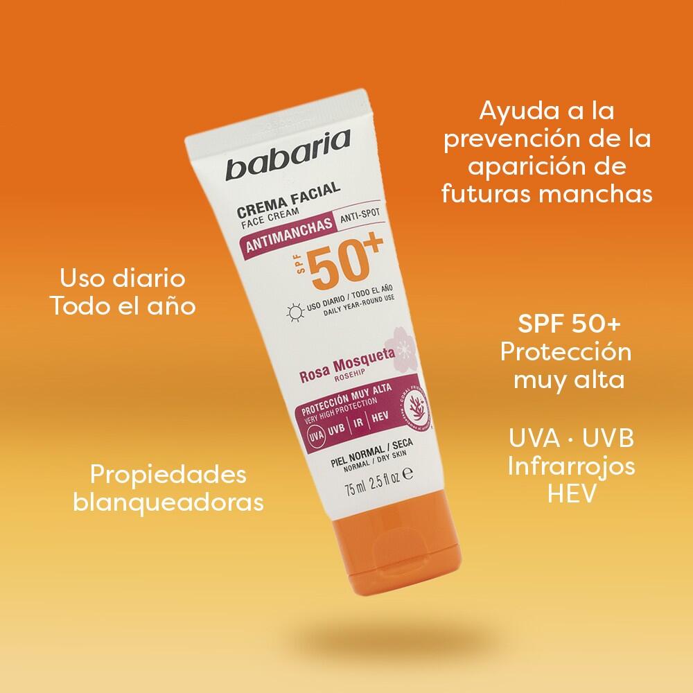Crema facial solar - Protector SPF50+ - Antimanchas - Vegano - 75 ml 4/7
