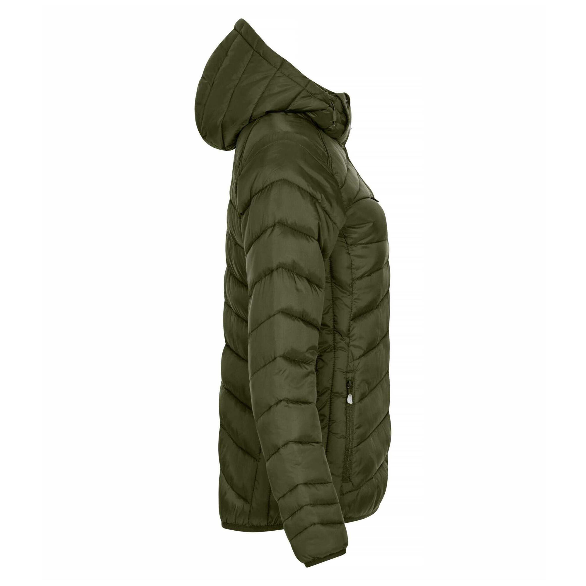 "Idaho" Steppjacke für Damen Nebelgrün 3/4