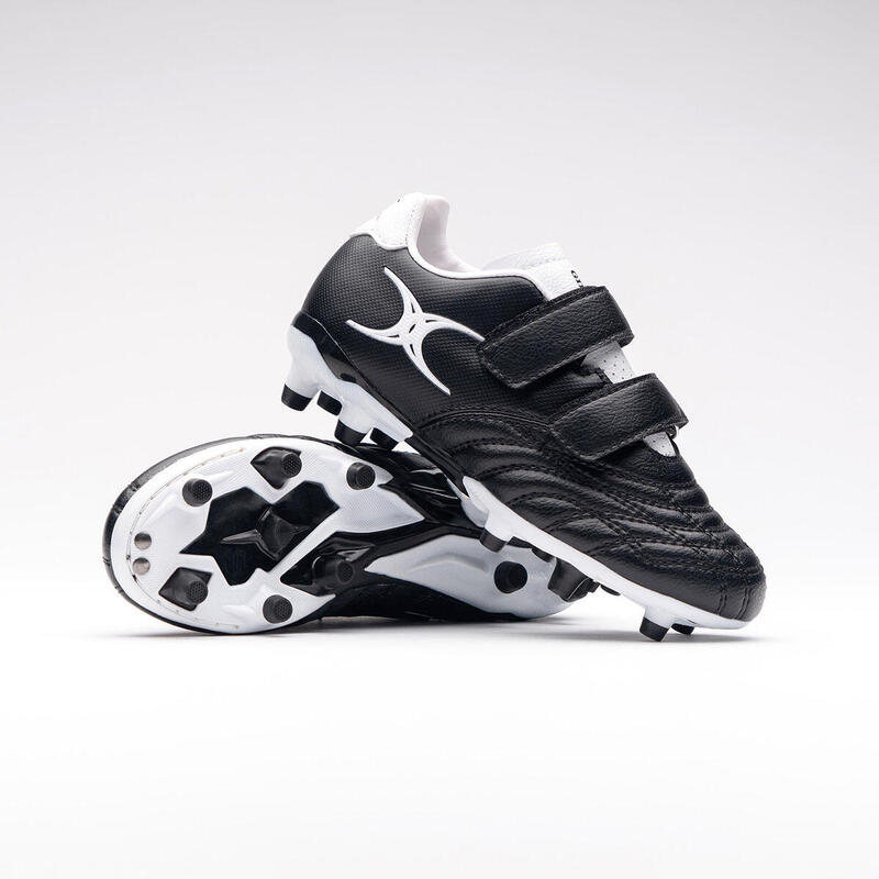 Gilbert Sidestep Icon Mini MSX FG Ghete de Rugby Negre