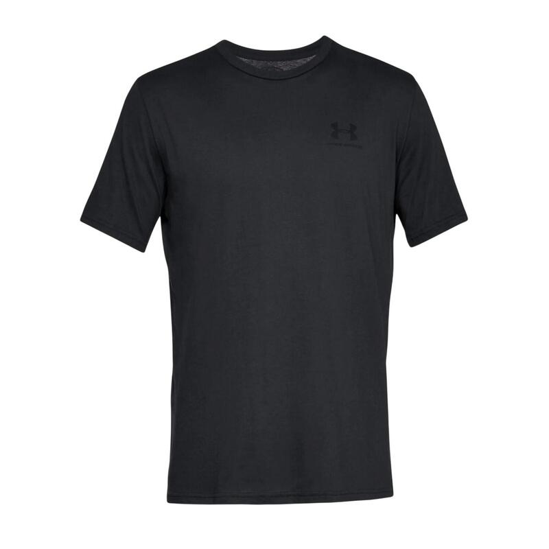Tricou barbati Under Armour Sportstyle Left Chest, Negru