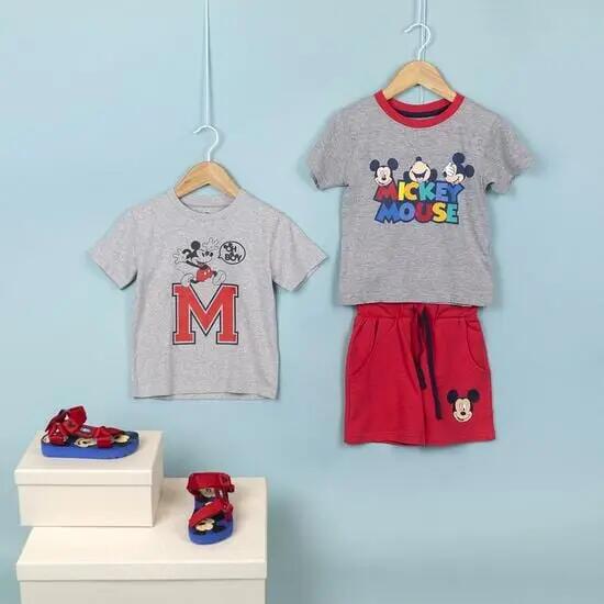 Sandali casual per bambini con Topolino, in EVA con chiusura in velcro, blu 6/6