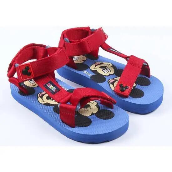 Sandali casual per bambini con Topolino, in EVA con chiusura in velcro, blu 3/6