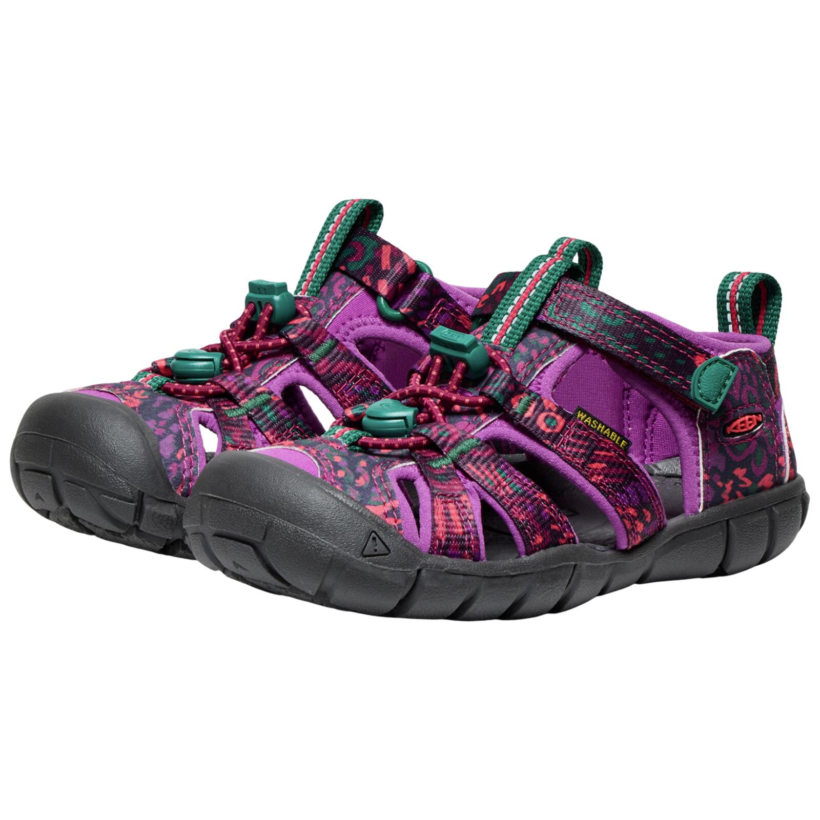 Keen Seacamp II CNX kindersandalen met teenbescherming paars 5/6