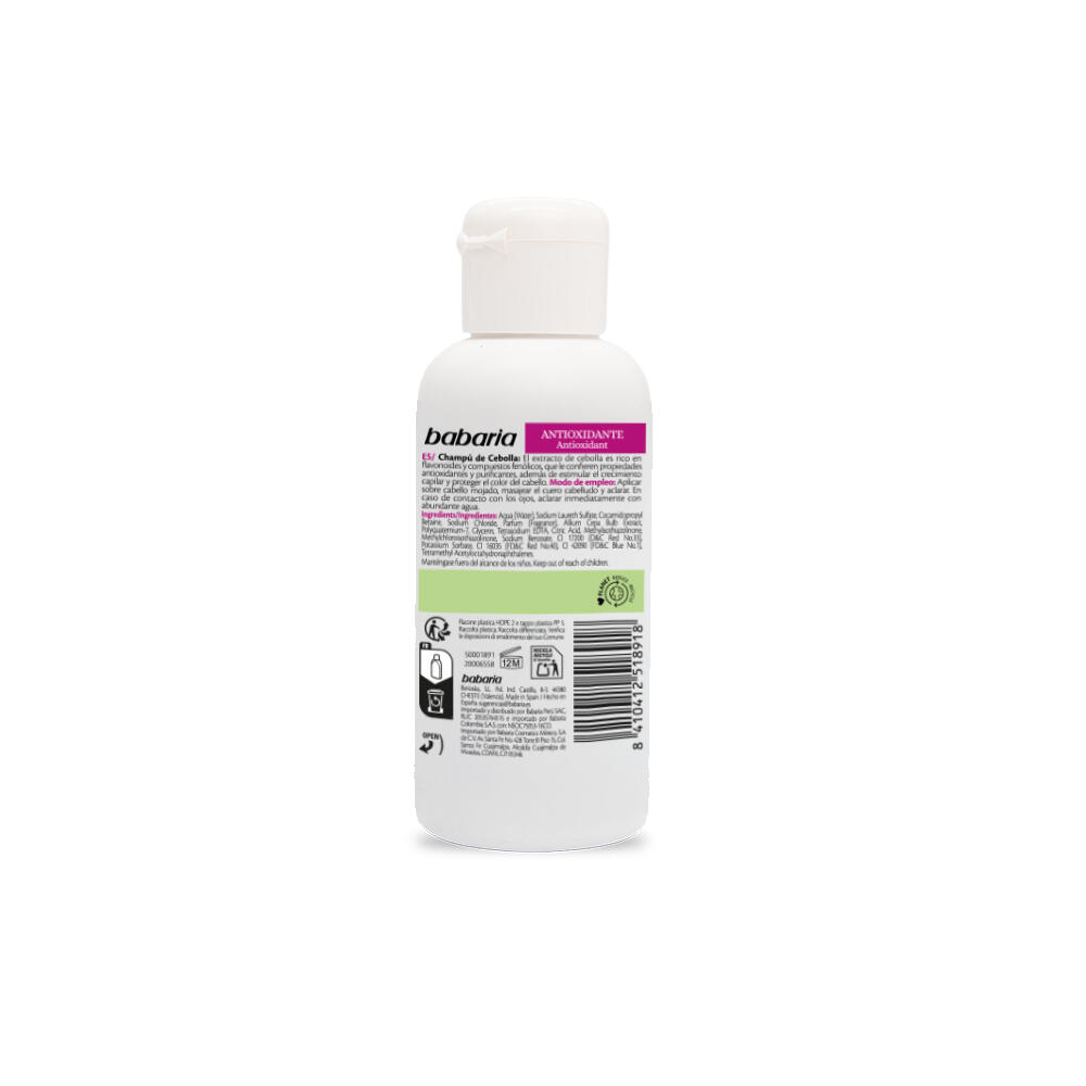 BABARIA Champú Cebolla Formato Viaje 100 ml 2/4