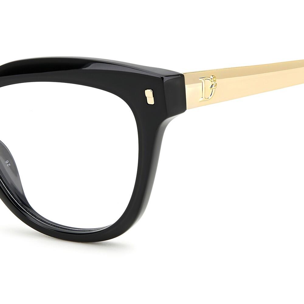 Bril op Sterkte Dsquared2 D2 0095 807 van Acetaat Dames 52 mm 3/3