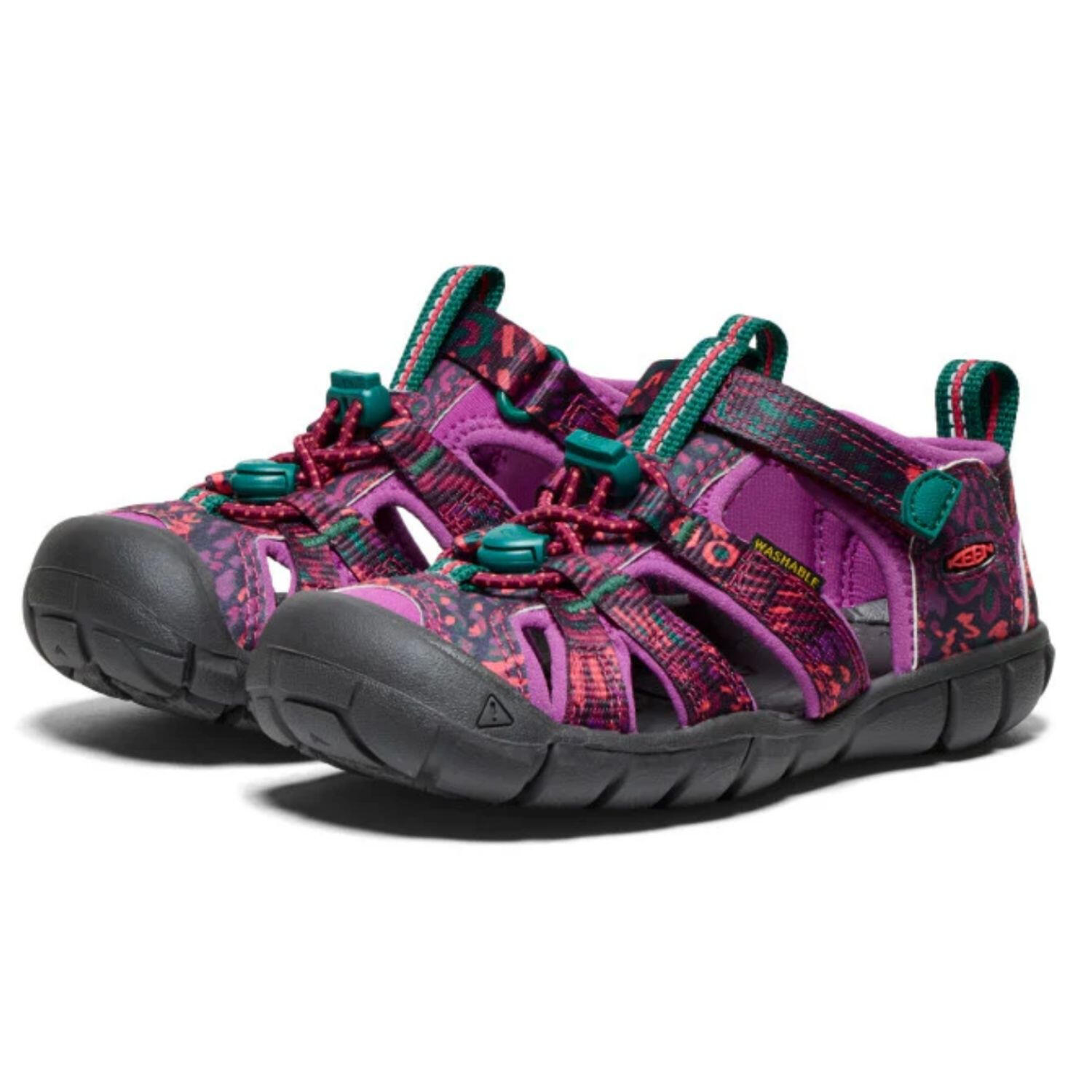 Keen Seacamp II CNX kindersandalen met teenbescherming paars 3/6