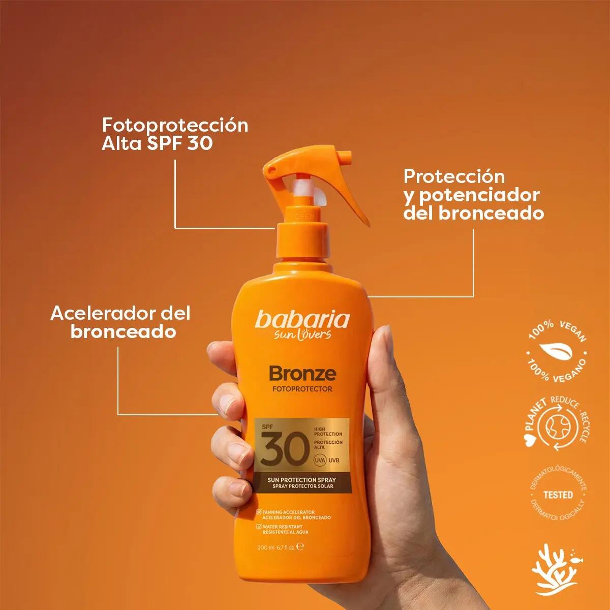 BABARIA  Protector Solar Facial 50 Antiarrugas + Protector Solar 50 Cuerpo 3/7