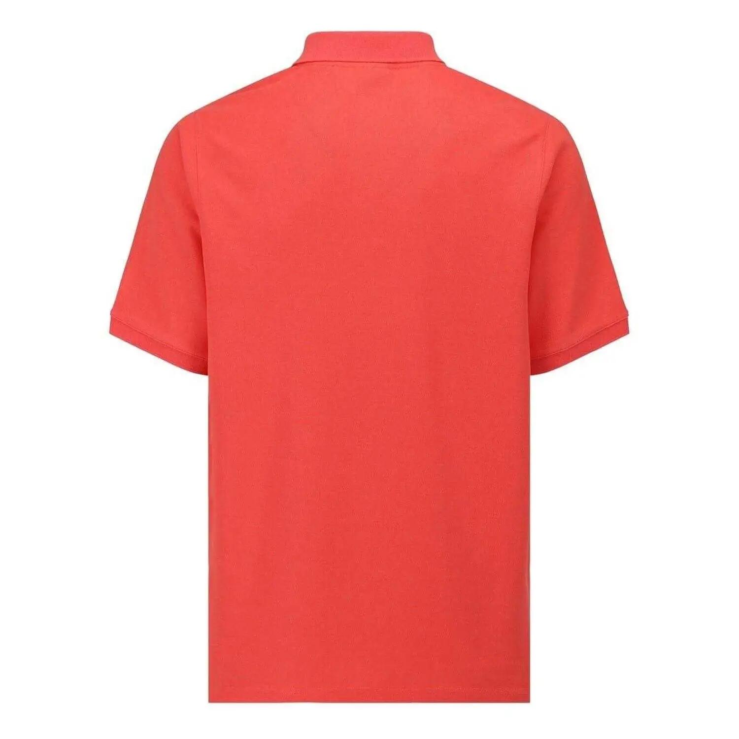 Polo Motif/style Logo Brodé Homme (Corail Foncé) 2/4