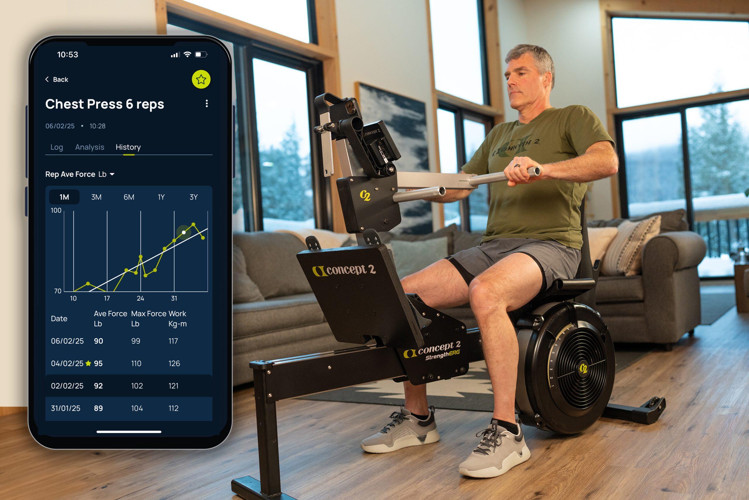 Concept2 StrengthErg Preto 7/7