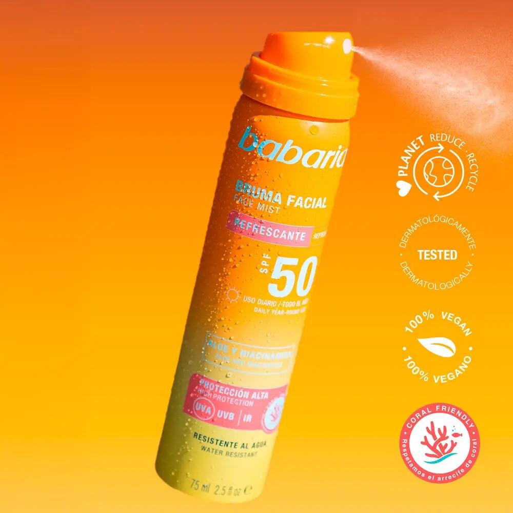 BABARIA Bruma Facial Protector Solar 50 + Protector Solar Bronze 30 5/7
