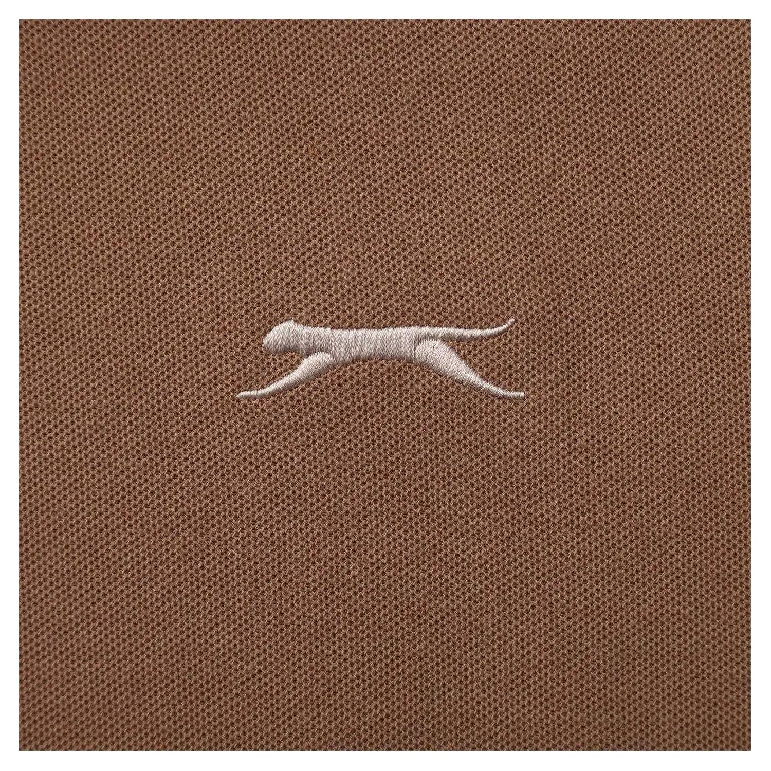 Polo Motif/style Rayure Contrastée Sur Bord Homme (Beige Foncé) 4/4