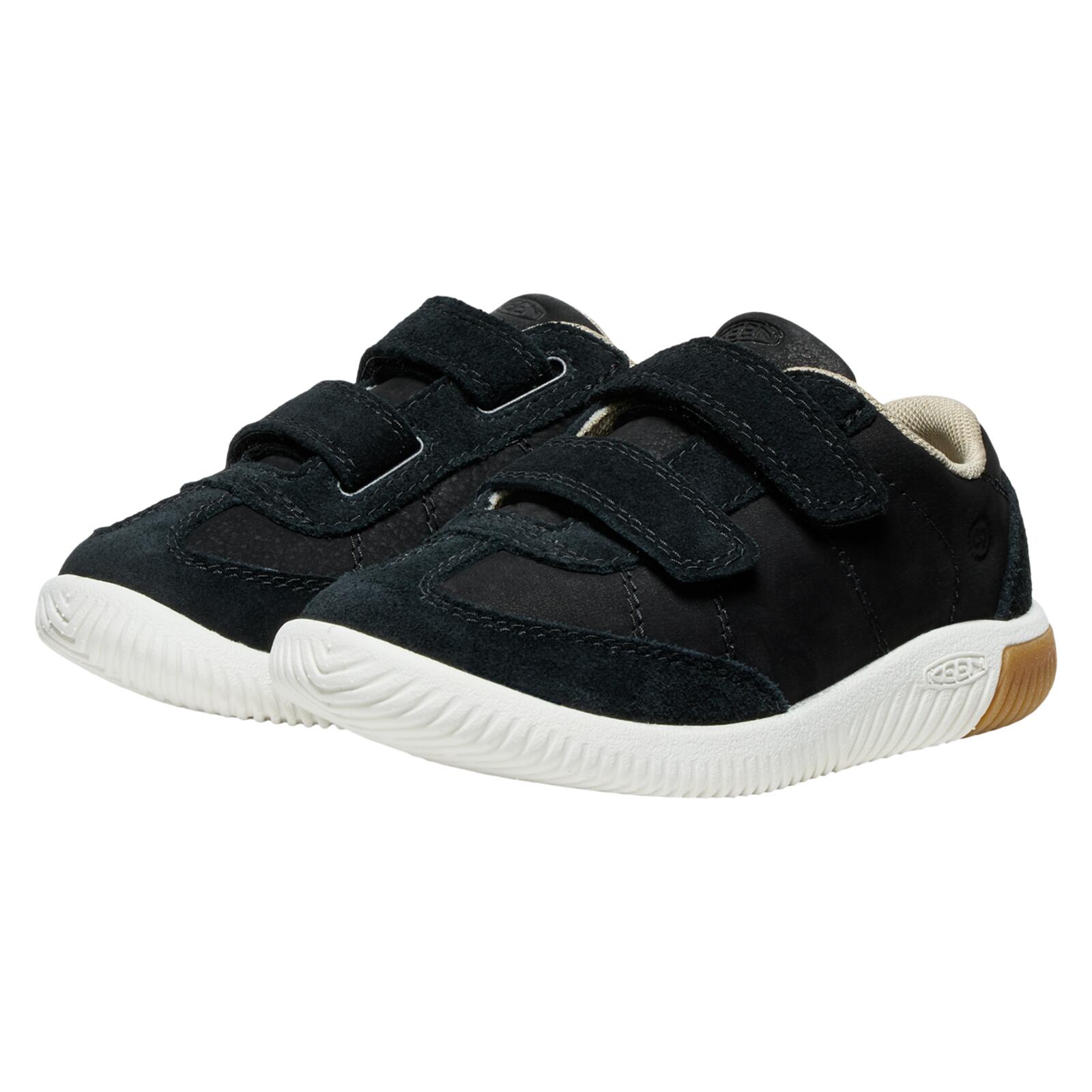 Kinder Keen NX Knit T-Toe DS leren schoenen met klittenband zwart 5/6