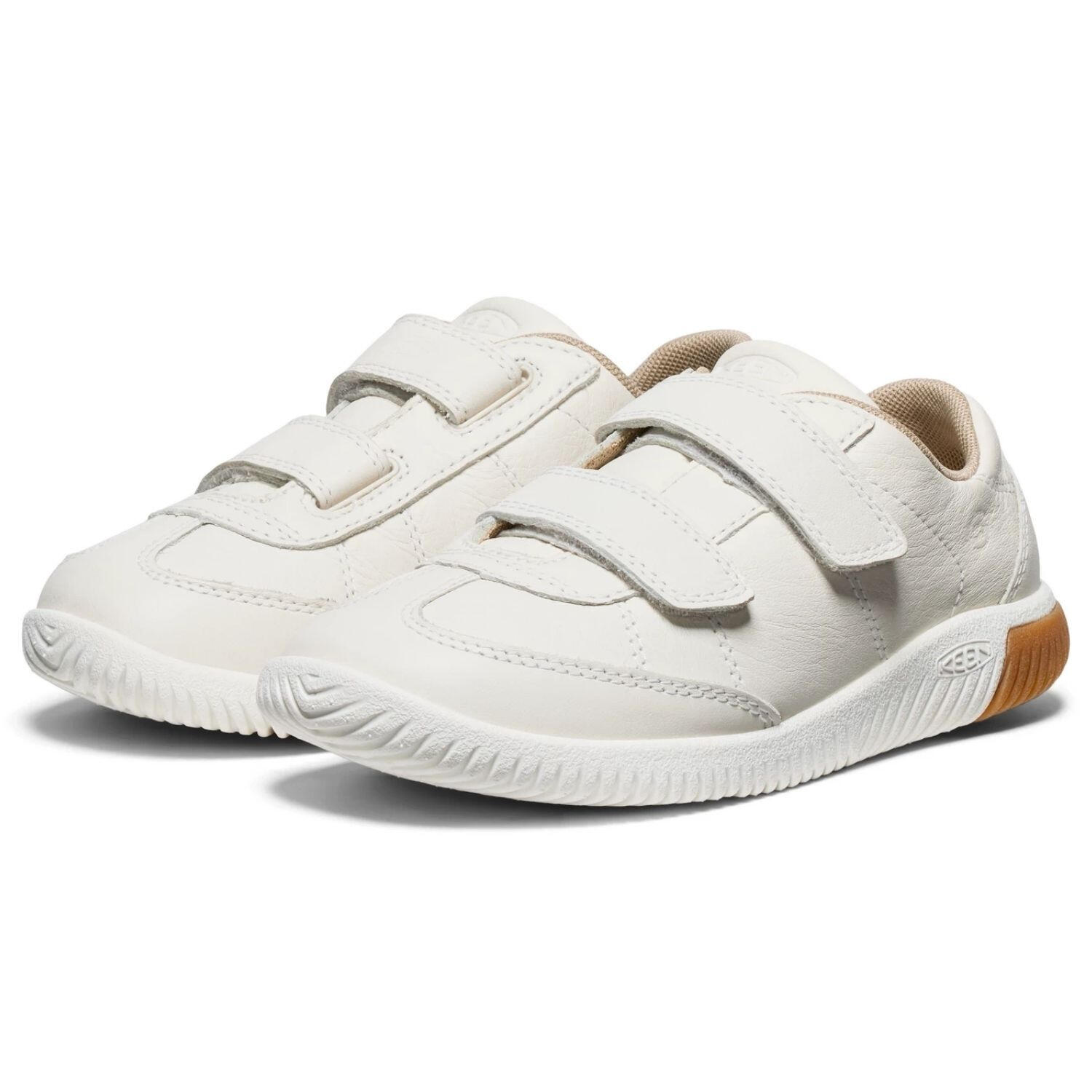 Jeugdschoenen Keen NX Knit T-Toe DS leer klittenband wit 3/7