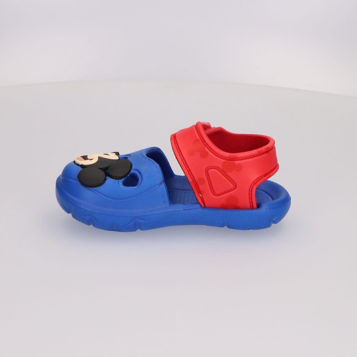 Sandales de plage Mickey Mouse pour enfants, en EVA avec fermeture velcro 3/4