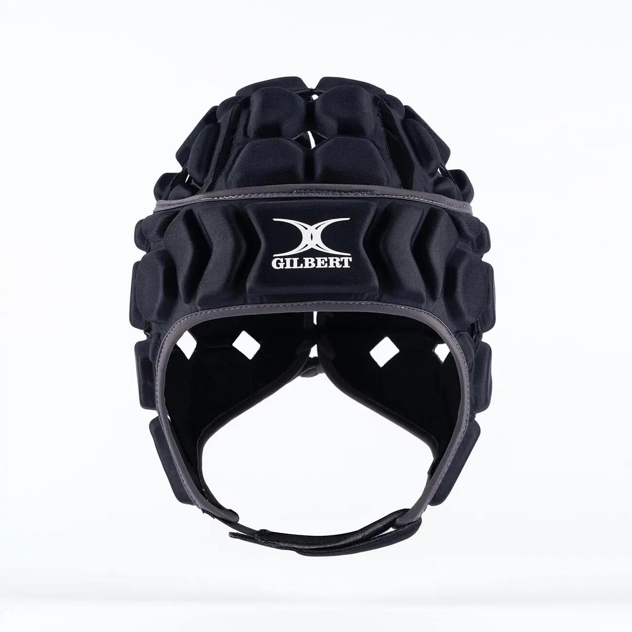Capacete de râguebi Gilbert Octane Preto e cinzento 4/5