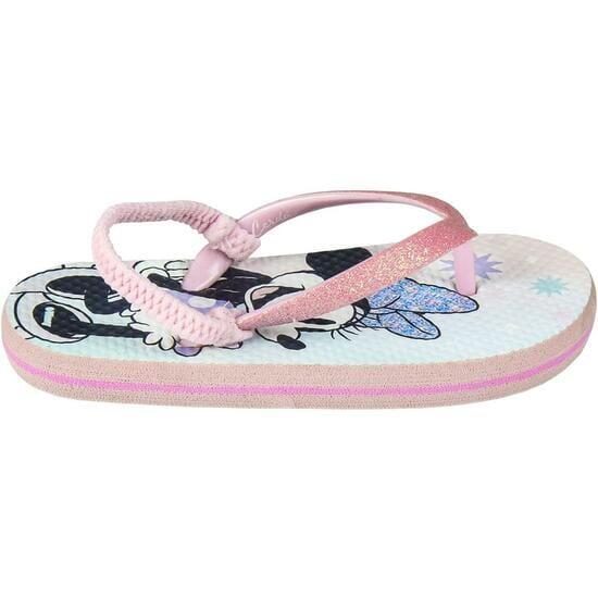 Chinelo infantil premium Minnie Mouse em EVA com tira lilás brilhante 2/4