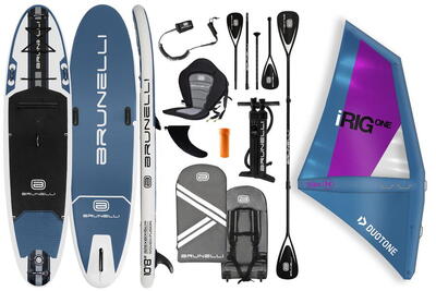 Tavola iSUP gonfiabile 10.8 SUP con kit vela iRIG M