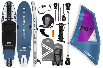 Paddle gonflable iSUP 10.8 avec kit voile iRIG M