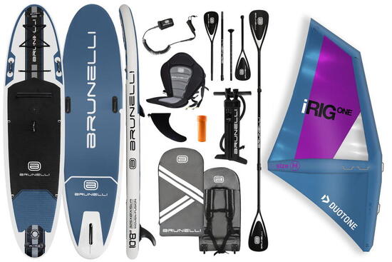 Tavola iSUP gonfiabile 10.8 SUP con kit vela iRIG M