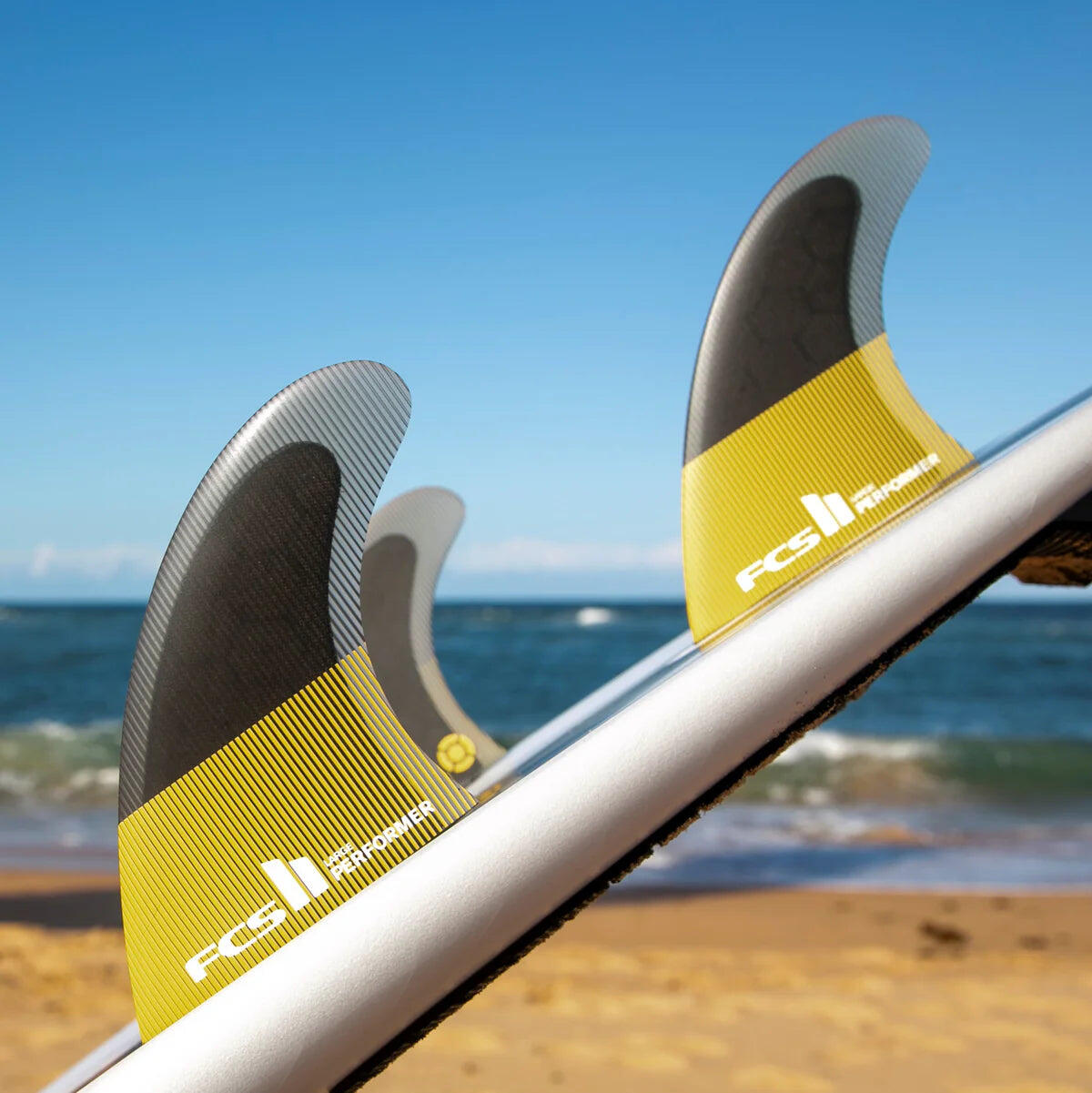 Set de 3 ailerons FCS II Performer Tri Fins-MED 4/5