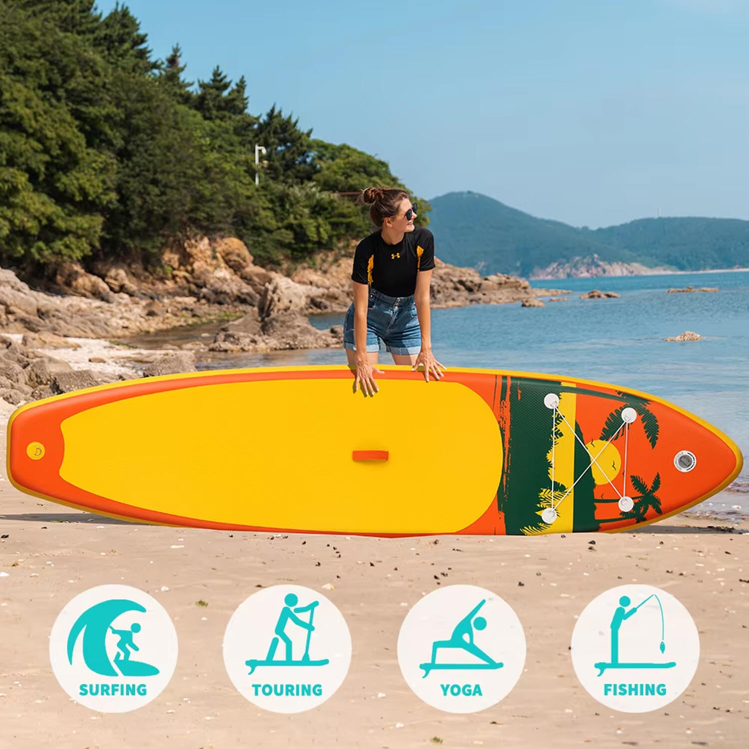 SUP Board Wide Stable Max 180kg 335x83x15cm SUPFW31B 5/6