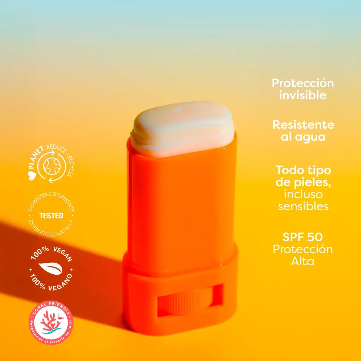 BABARIA Stick Solar Facial 50 + Aftersun + Protector Solar hydra 50 Cuerpo Spray 2/7