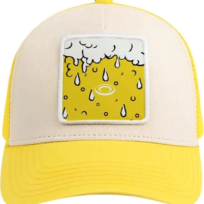 BV Sport Blonde Beer Yellow Trucker Cap