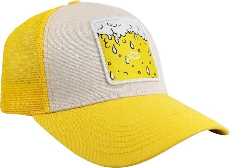 Casquette Trucker BV Sport Bière Blonde Jaune 3/5