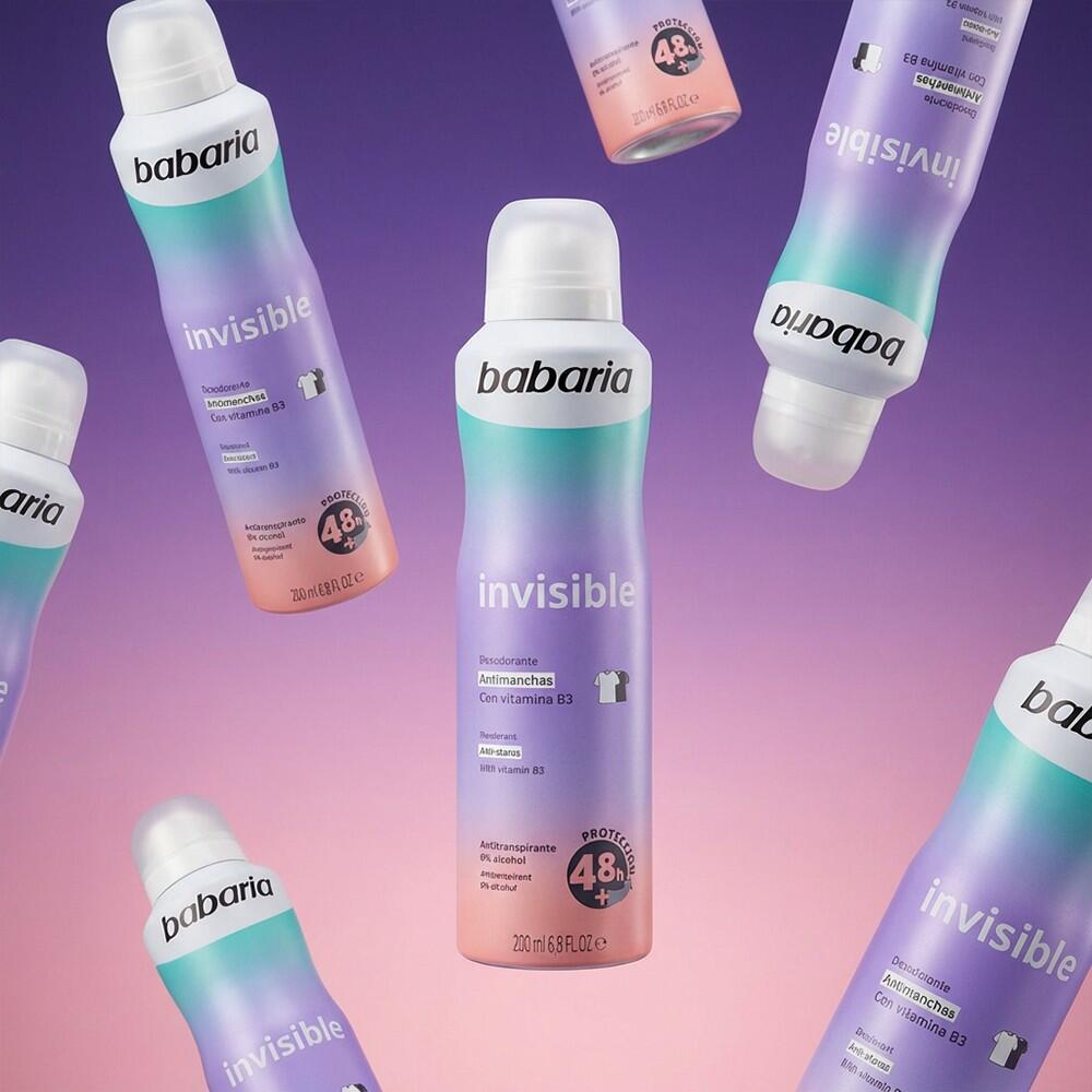 BABARIA Desodorante Mujer y Hombre en Spray 4/6