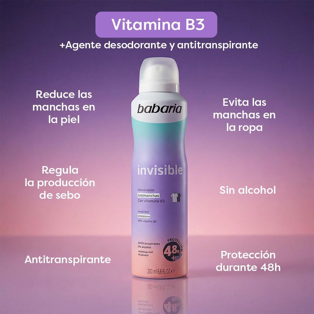 BABARIA Desodorante Mujer y Hombre en Spray 5/6