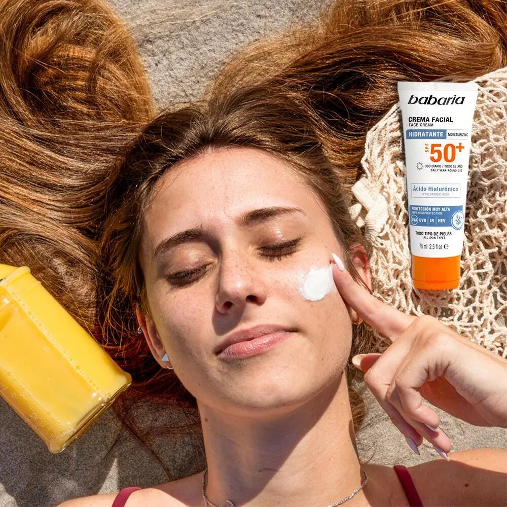 BABARIA Protector Solar Facial 50 Hialurónico + Protector Solar Bronze 30 7/7