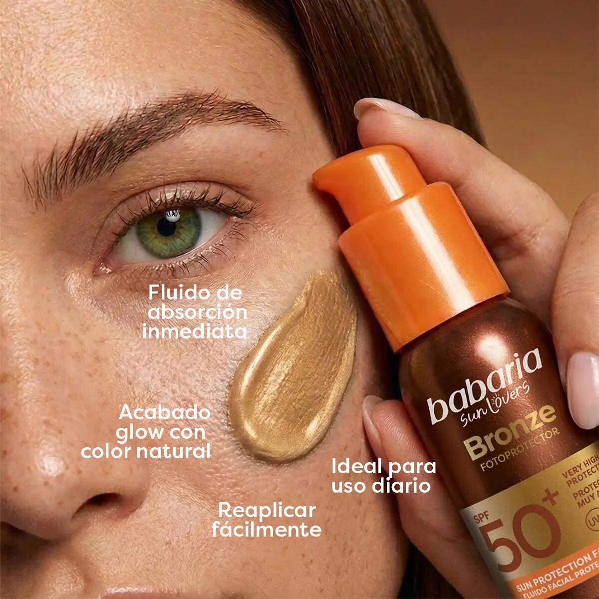 BABARIA Bronze Protector Facial SPF 50+ y Bruma Corporal SPF 15 2/7