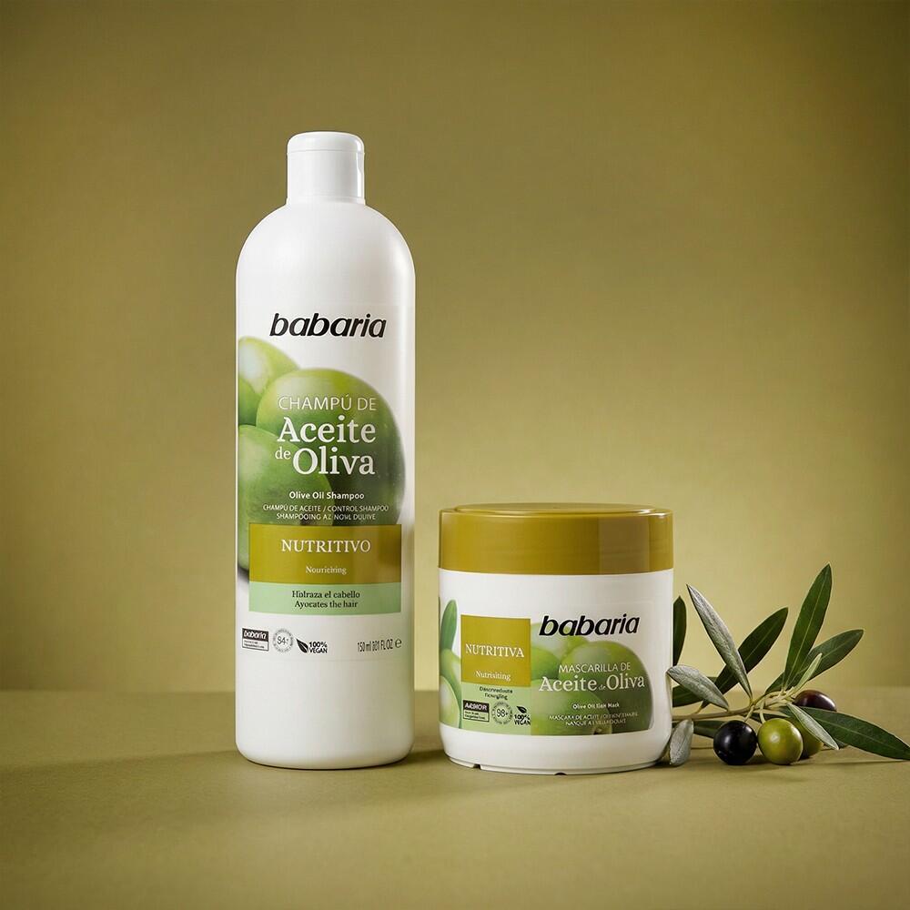 BABARIA Champú Reparador Aceite de Oliva 380 g 3/6