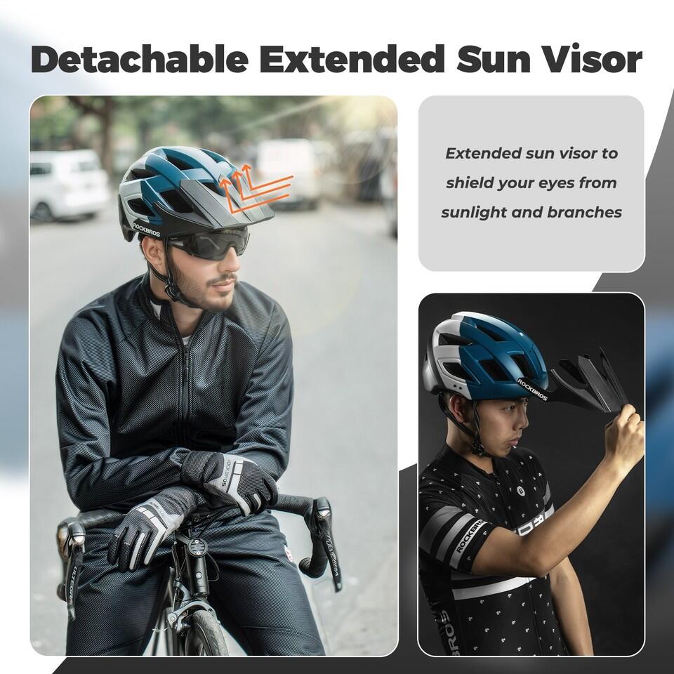 ROCKBROS Radhelm für Männer/Frauen Fahrradhelm MTB Helm 3/6