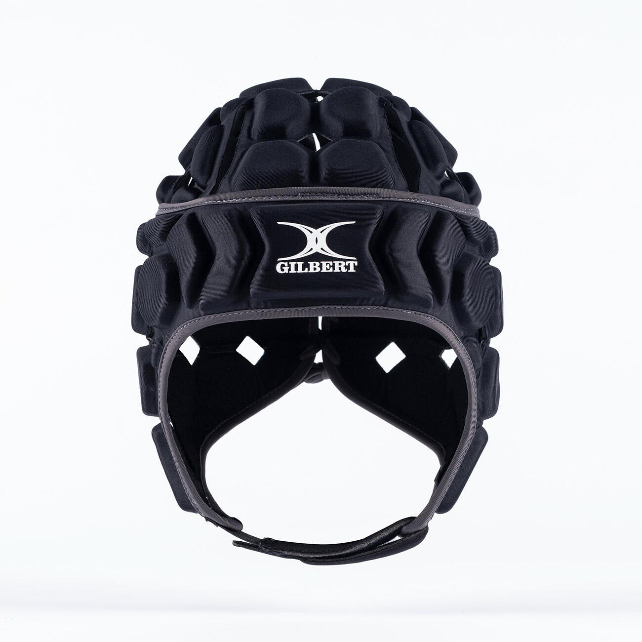 Capacete de râguebi Gilbert Octane Preto e cinzento 4/5
