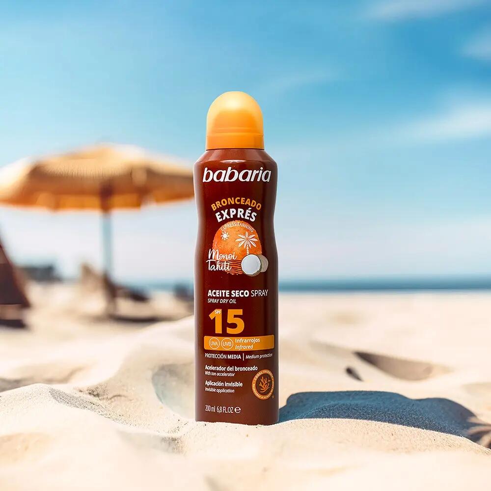 Bronceador Cuerpo Bruma Protector Solar SPF15 Pack de 2 3/7