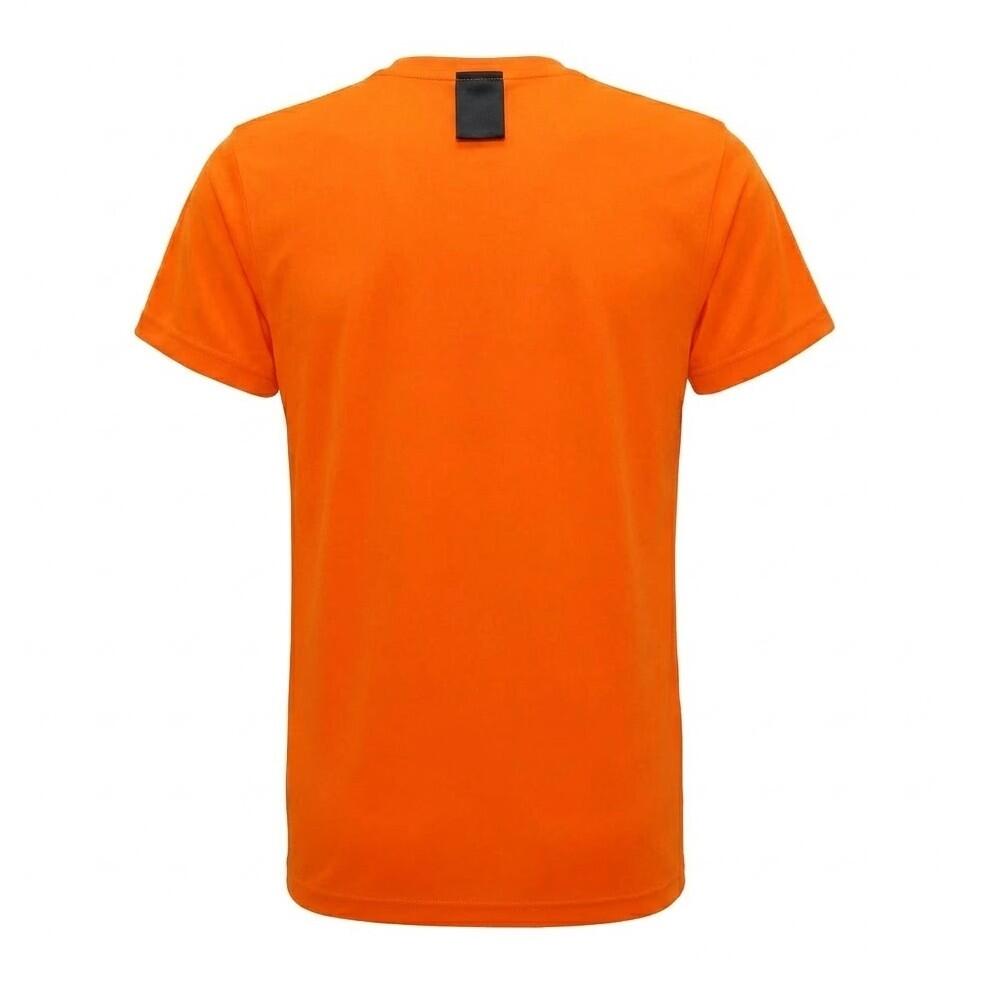 Tri Dri Maglietta Fitness Leggera Manica Corta Uomo TriDri Performance Arancio 2/2