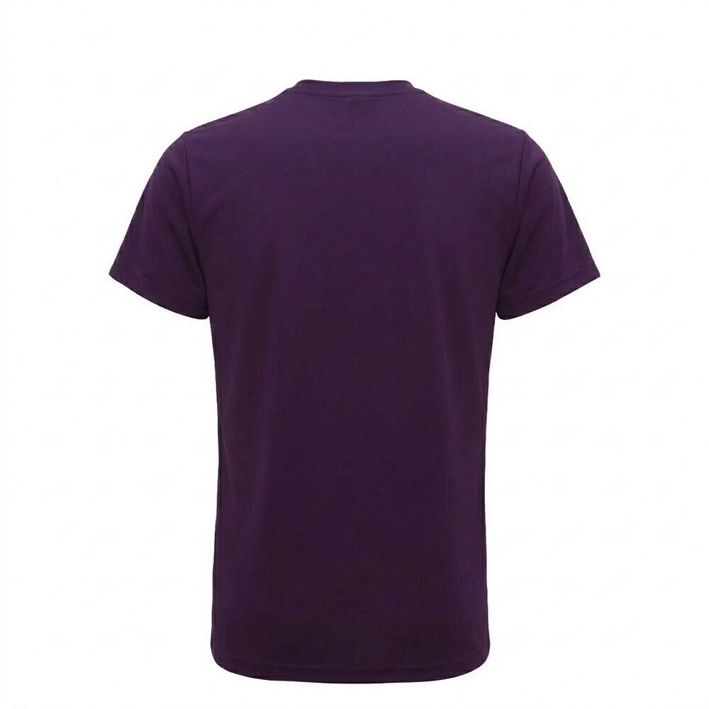 Tri Dri Fitness TShirt, kurzärmlig Herren Violett 2/2