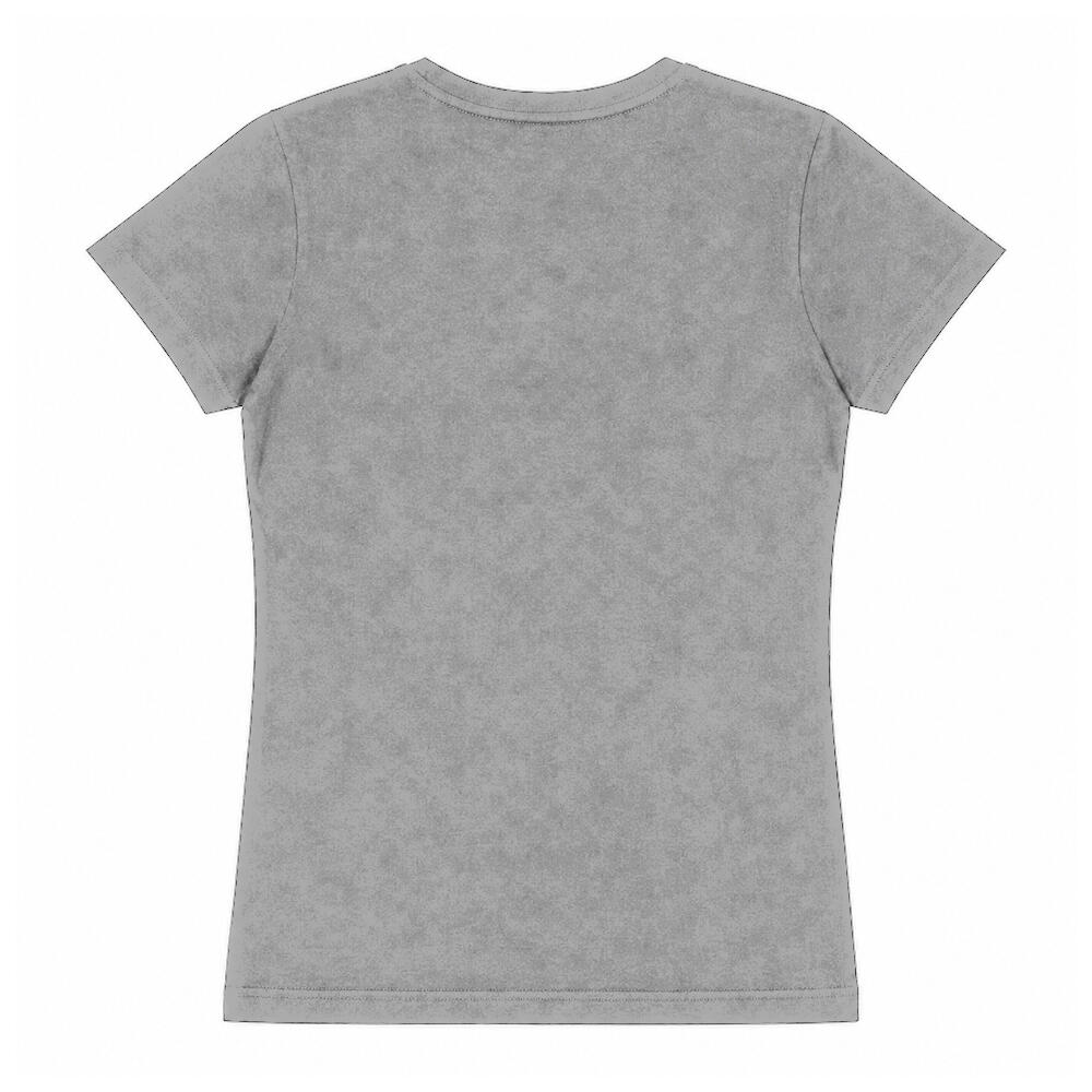 Maglietta Organica Donna Mantis Essential Grigio Screziato 2/2