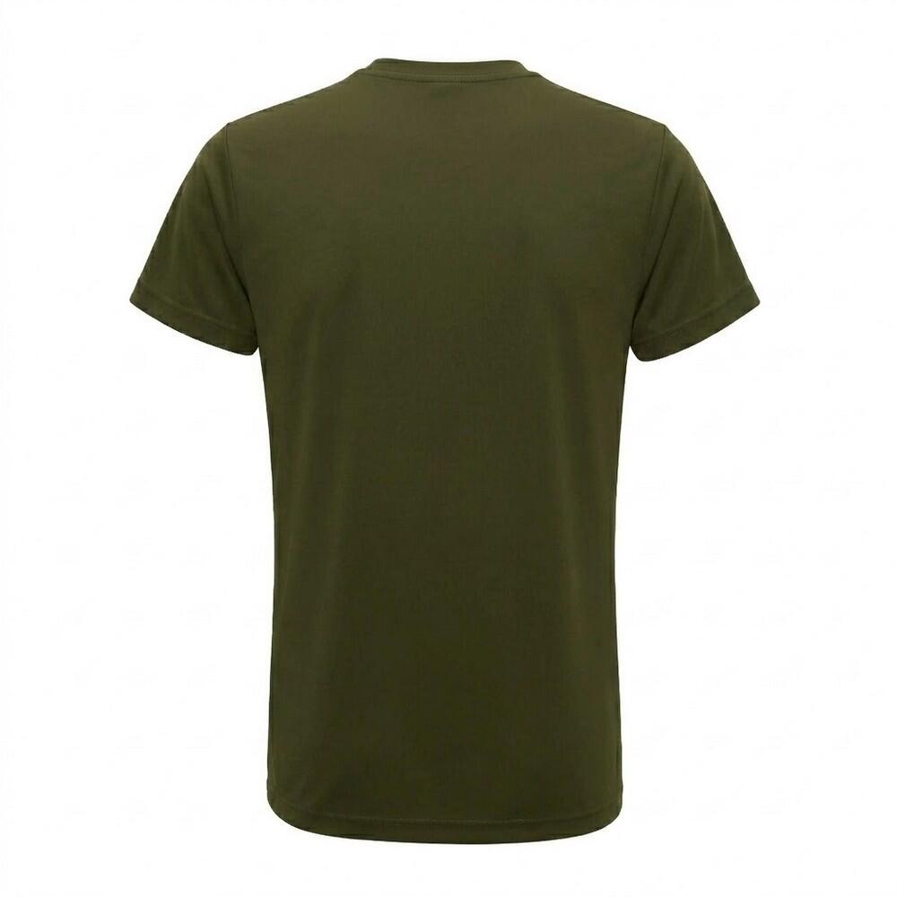 Tri Dri Mens Short Sleeve Lightweight Fitness TShirt (Olive) 2/2