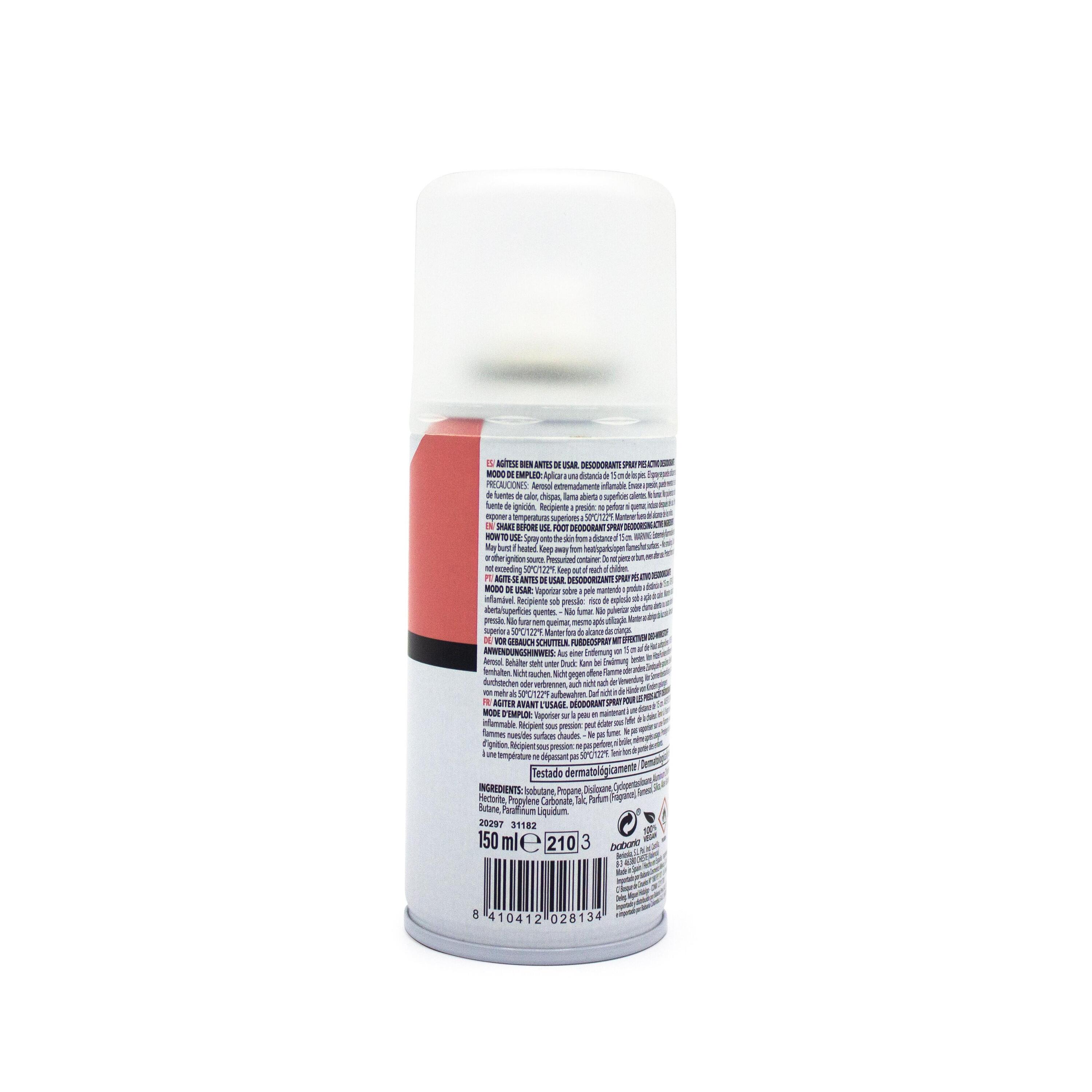 BABARIA DESODORANTE SPRAY PIES ALOE VERA - 150 ml. 3/3