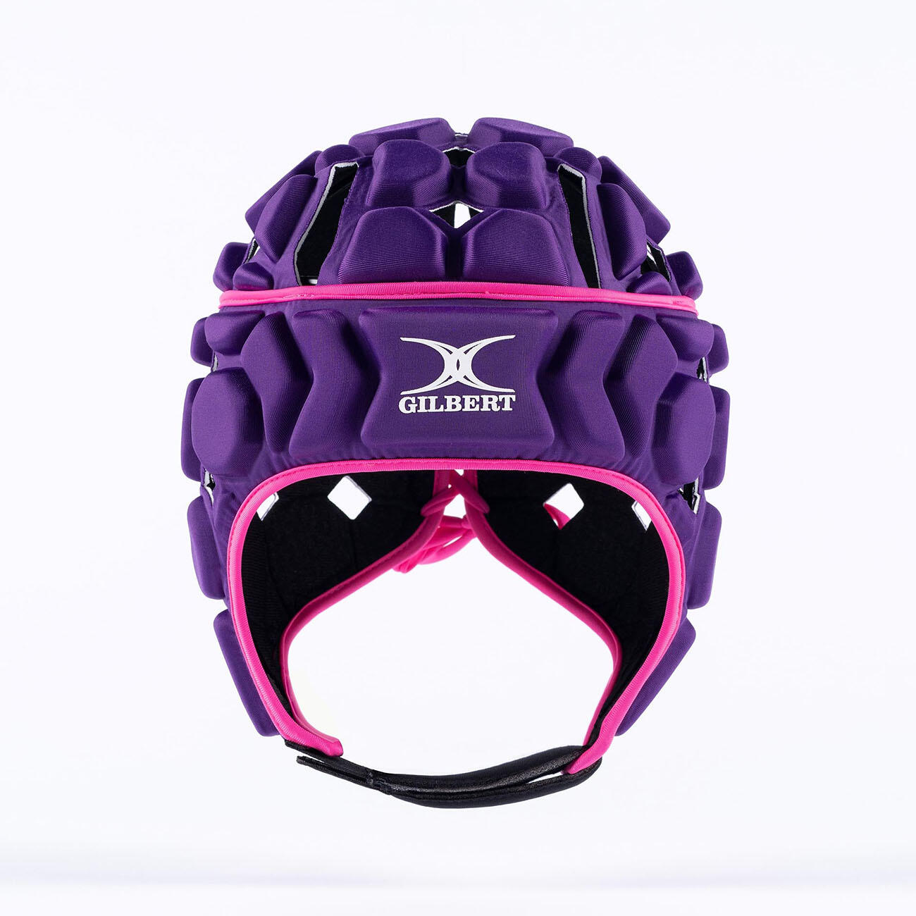 Protetor de cabeça de râguebi Gilbert Octane Violeta e rosa 4/5